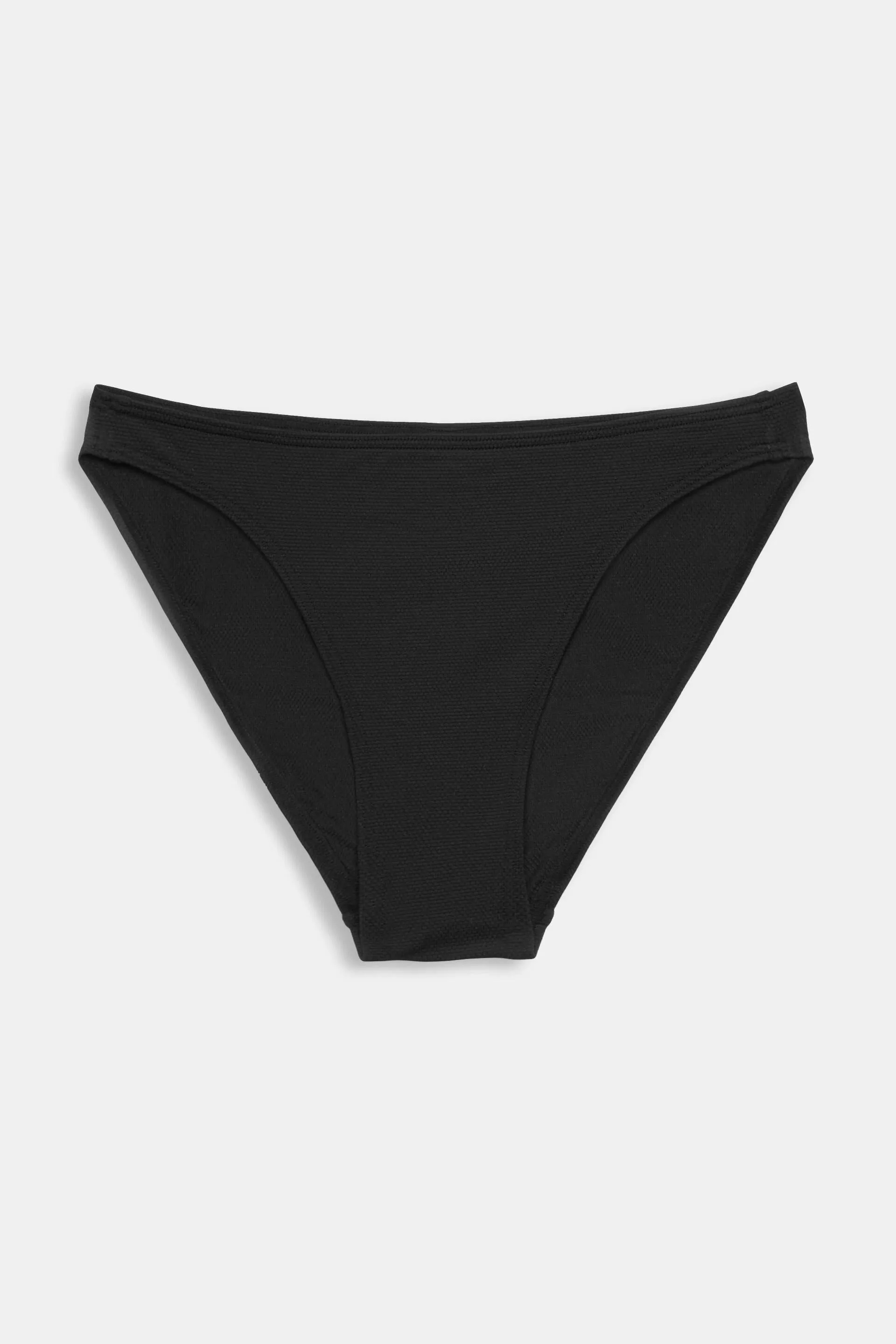 Braguita de bikini de pernera alta con textura