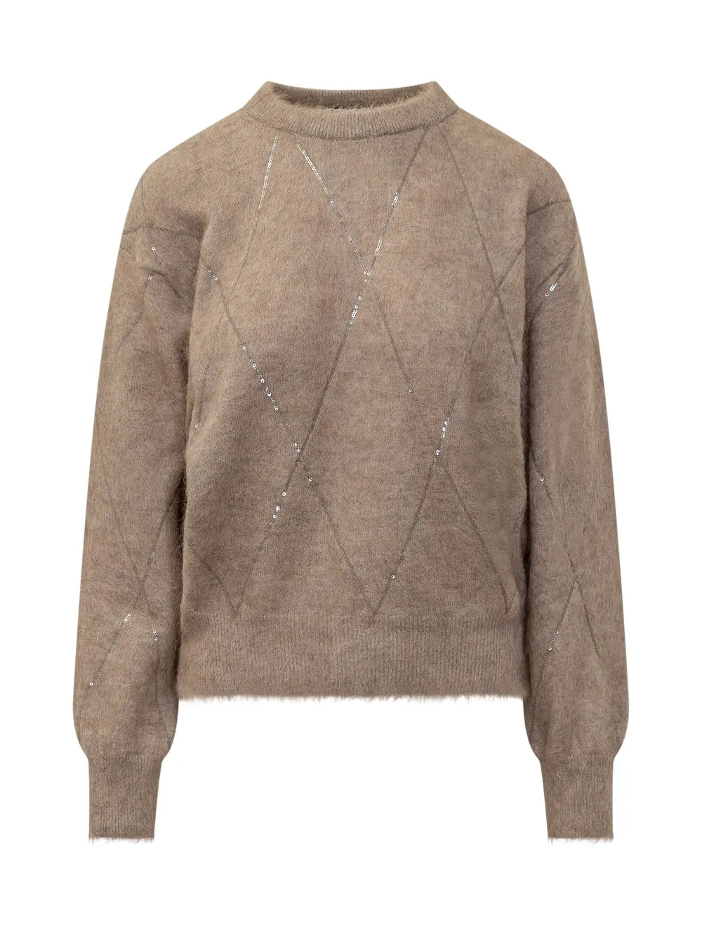 BRUNELLO CUCINELLI Sweater with Sequined Decoration