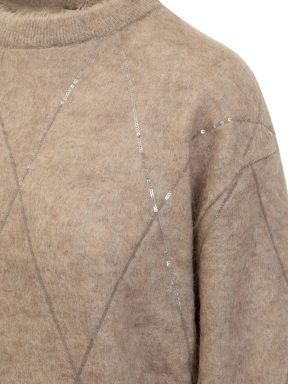 BRUNELLO CUCINELLI Sweater with Sequined Decoration