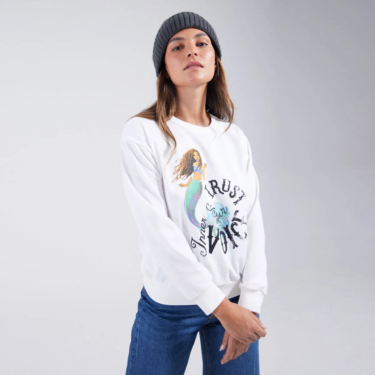 Buzo Con Estampado De La Sirenita