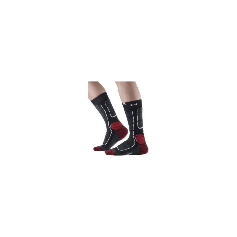 CALCETINES DE LANA TREK  MONNET TREK MEDIUM (ROJO)