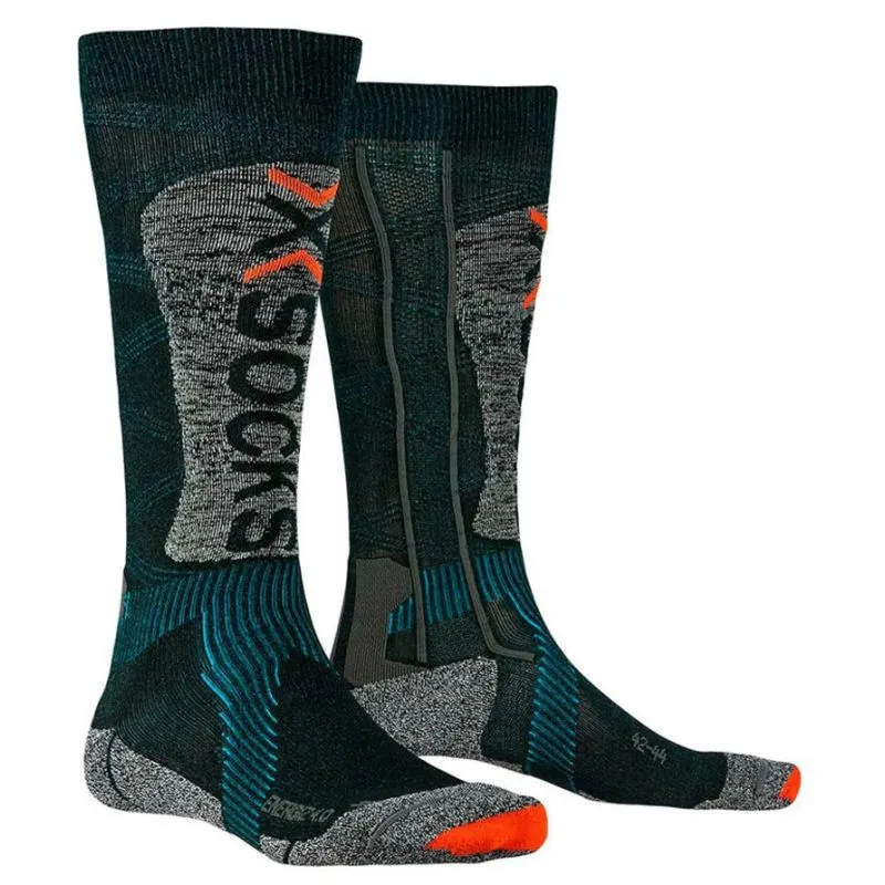 CALCETINES ESQUí XSOCKS ENERGIZER LT 4.0 (PETROL/STONE GREY MELANGE) HOMBRE