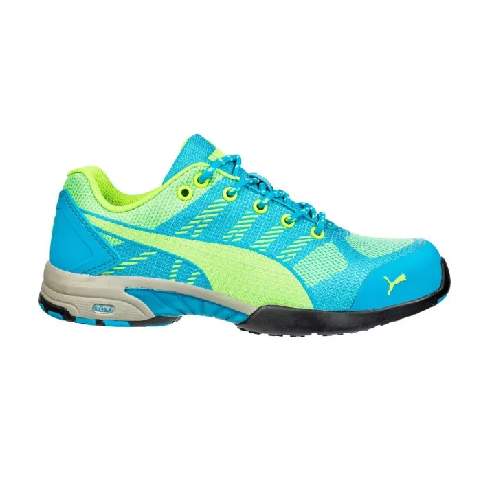 Calzado de seguridad para mujer Puma Celerity Knit Blue Wns Low S1P HRO SRC