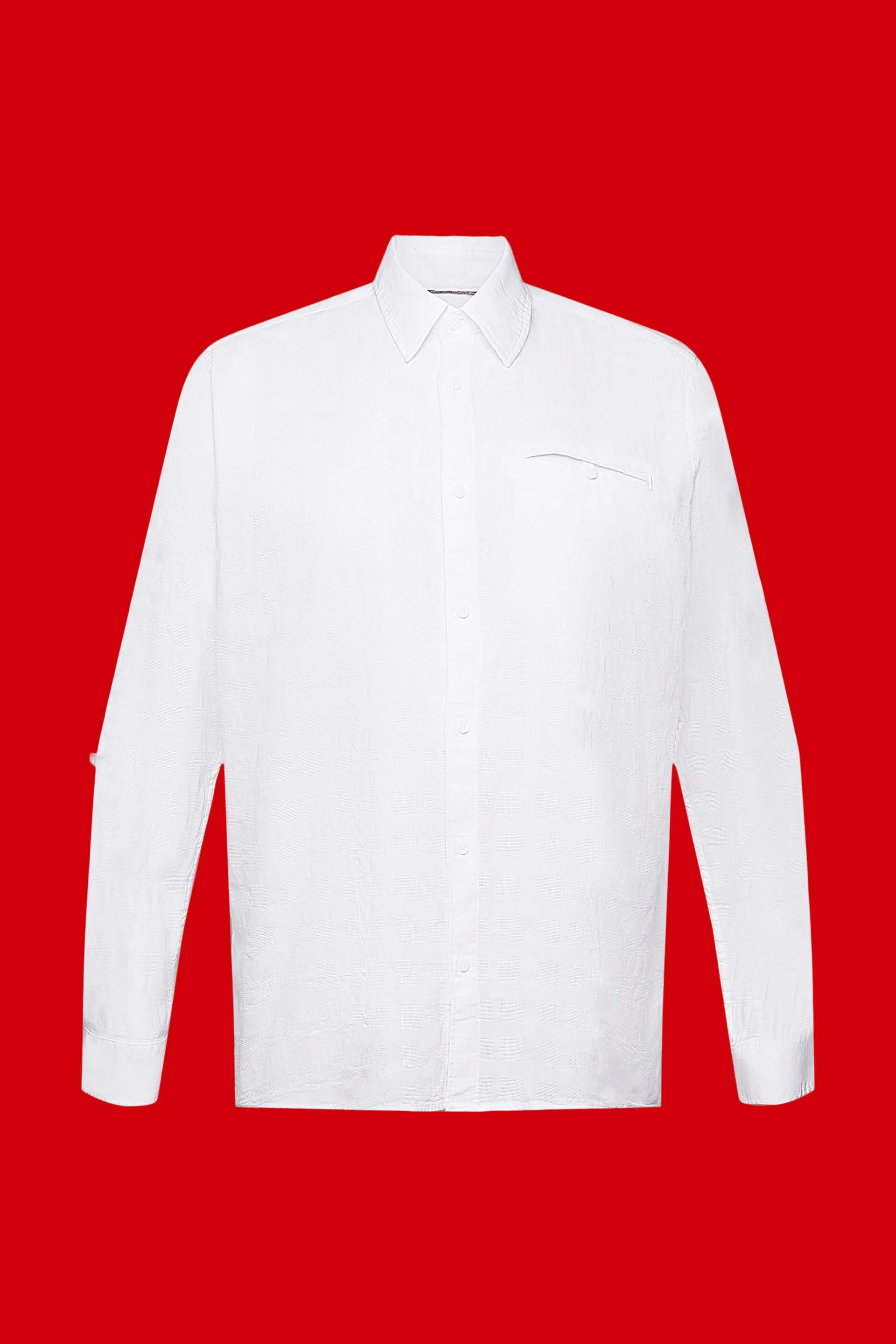 Camisa de algodón con textura