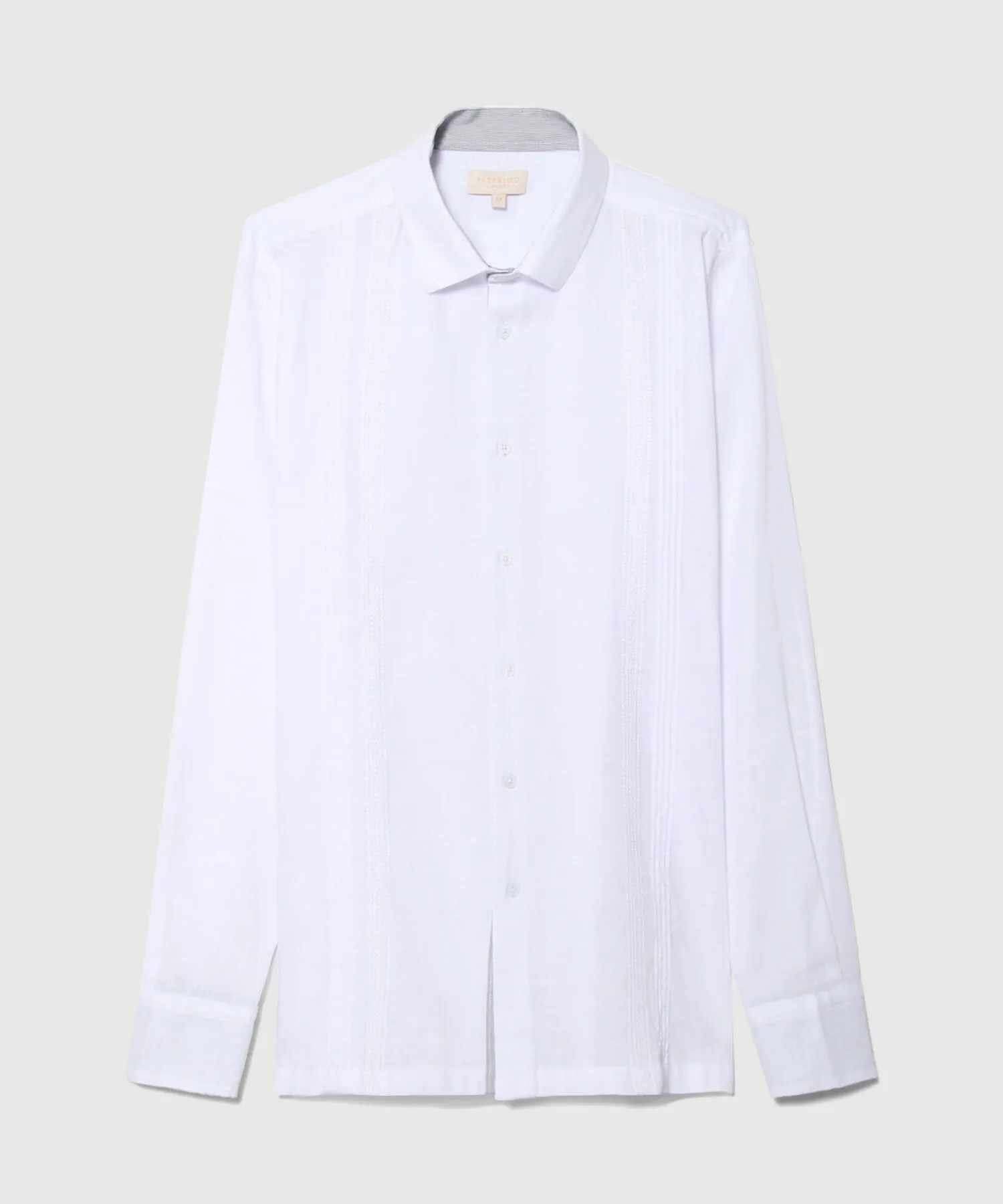 CAMISA GUAYABERA MANGA LARGA