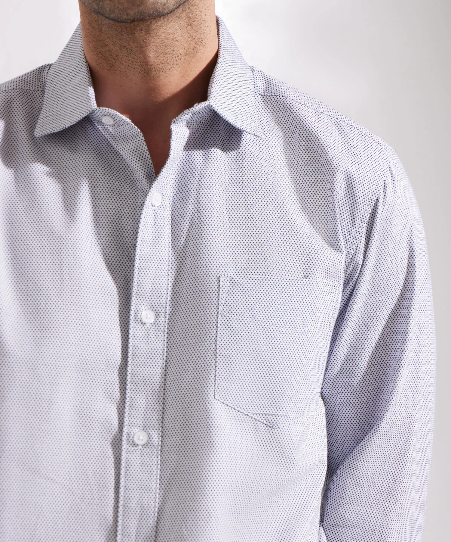 CAMISA MANGA LARGA ESTAMPADA