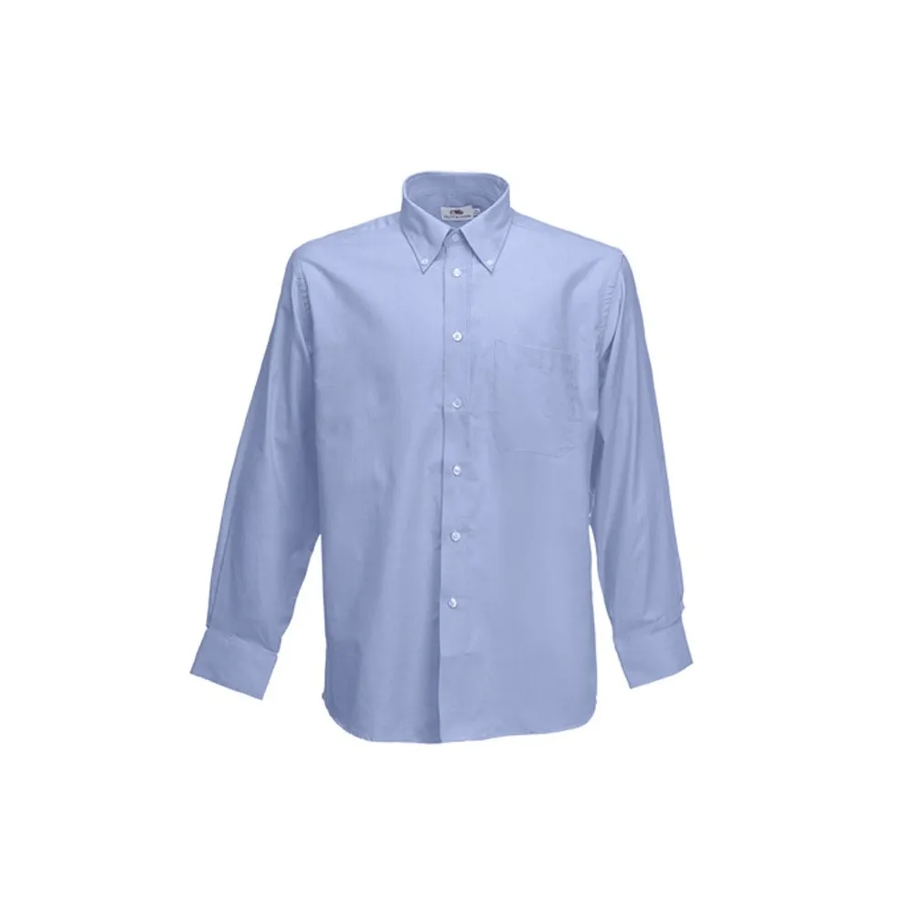 Camisa Oxford manga larga hombre