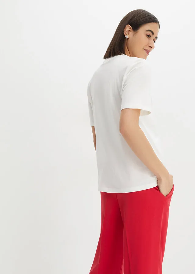 Camiseta Blanco lana