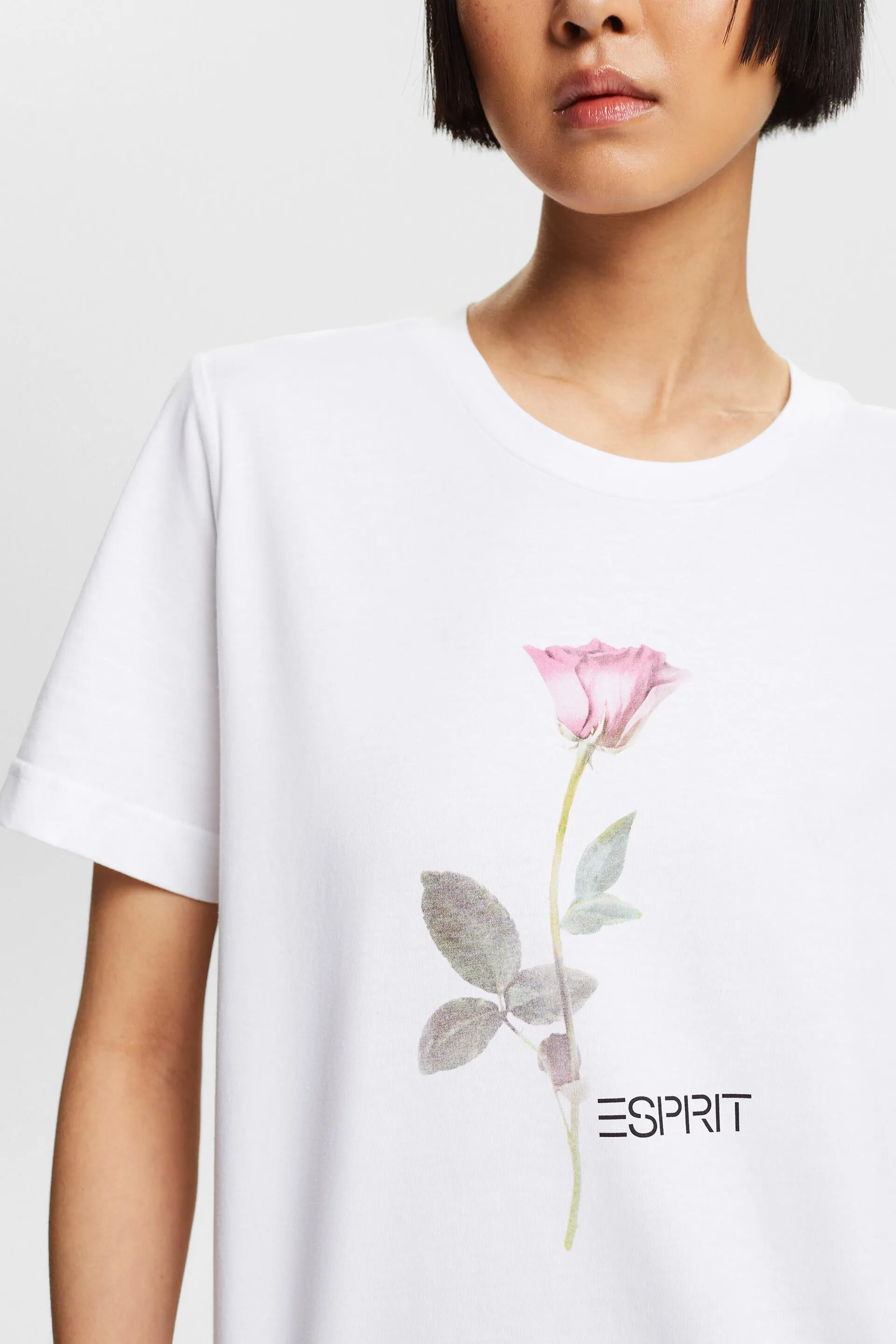 Camiseta con estampado geométrico