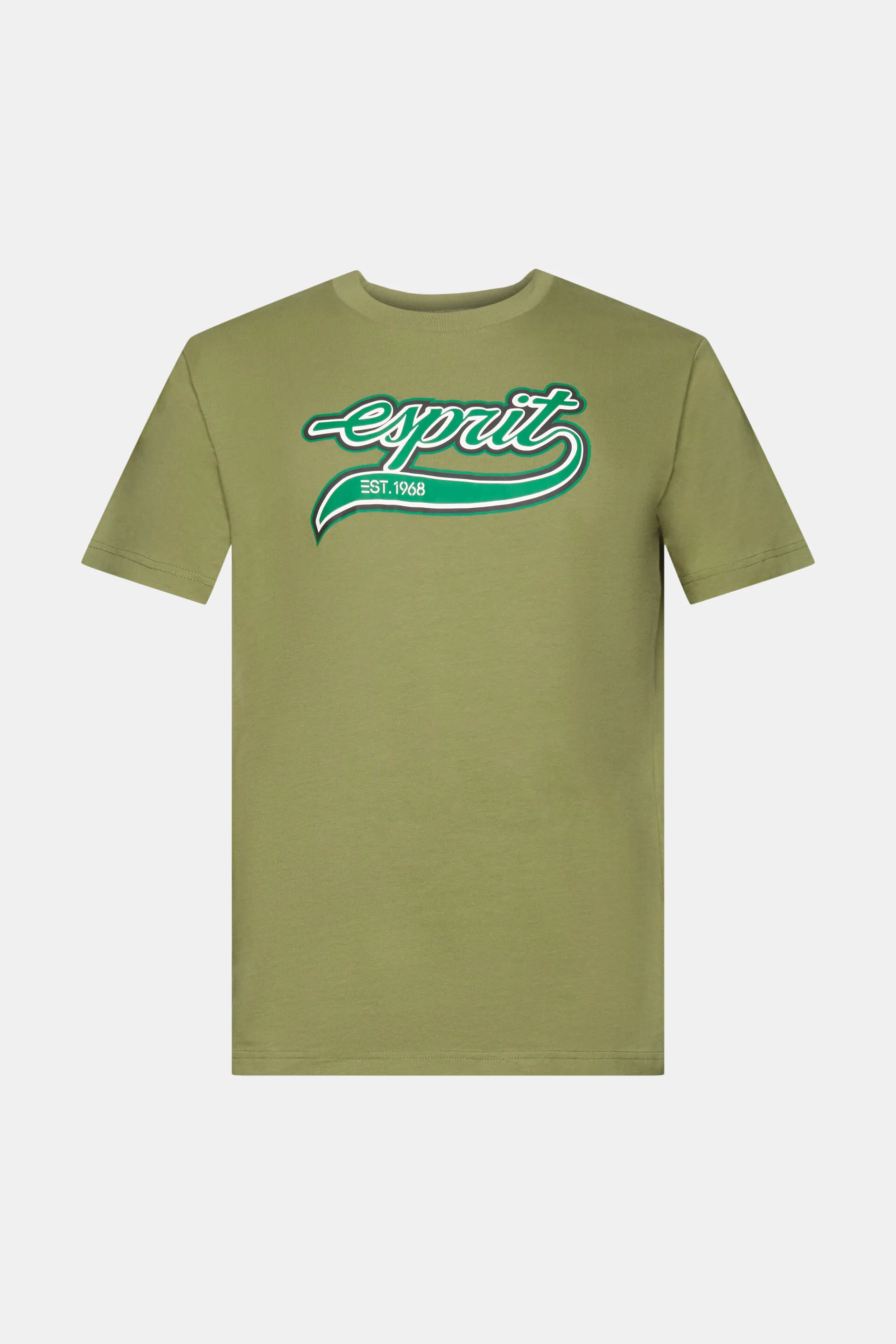 Camiseta de algodón con logo retro