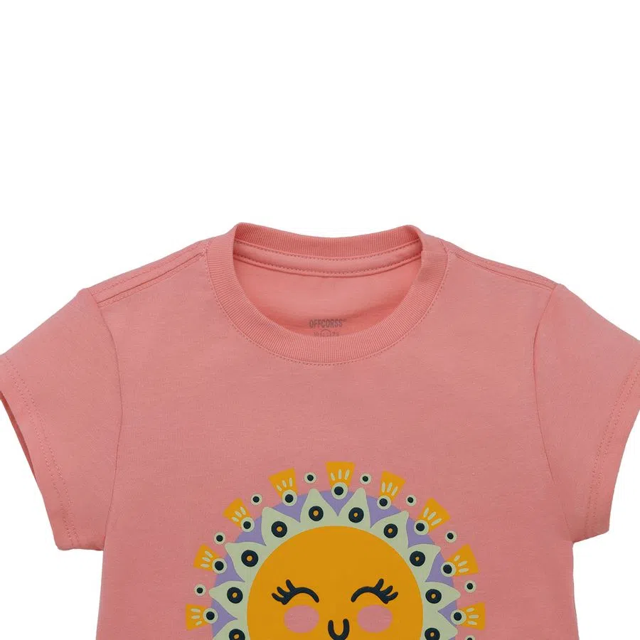 Camiseta manga corta con estampado local