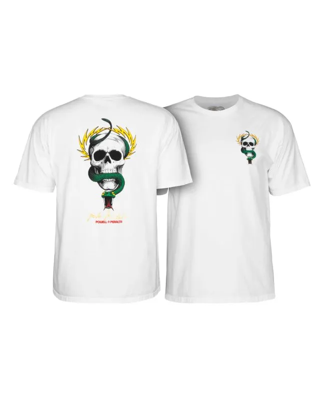 Camiseta Powell Peralta Mike McGill Skull & Snake Blanca