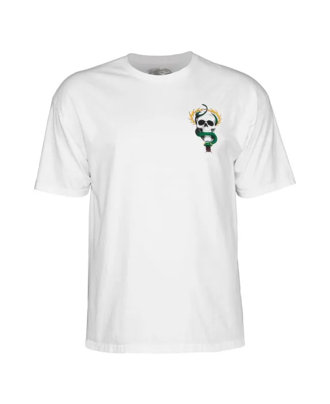 Camiseta Powell Peralta Mike McGill Skull & Snake Blanca