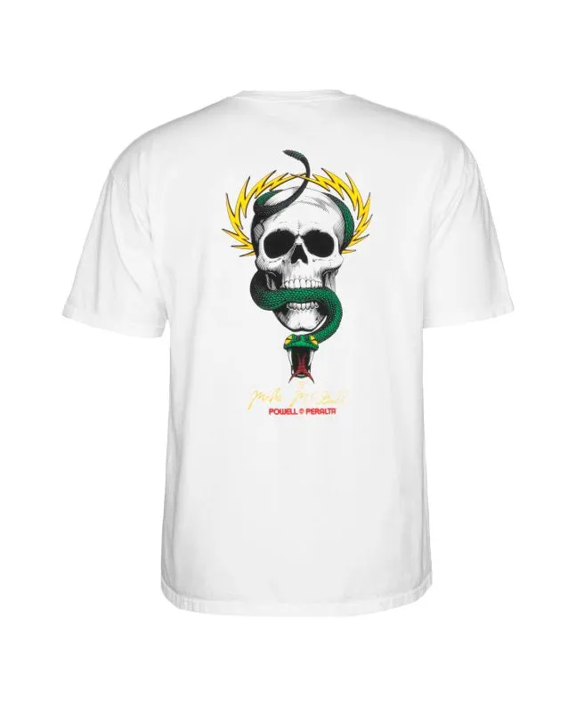 Camiseta Powell Peralta Mike McGill Skull & Snake Blanca