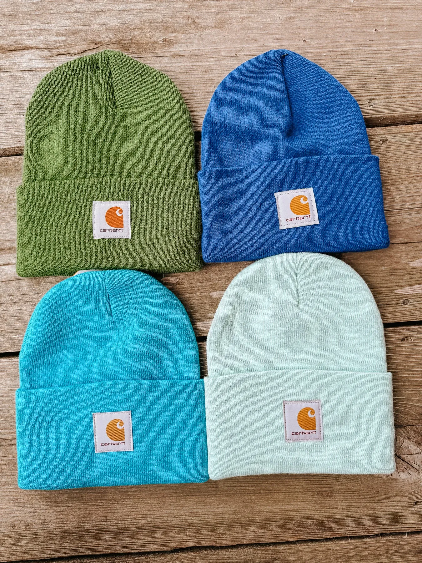 CARHARTT BEANIE IN GREEN