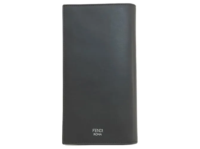 Cartera larga Fendi Monster Negro 