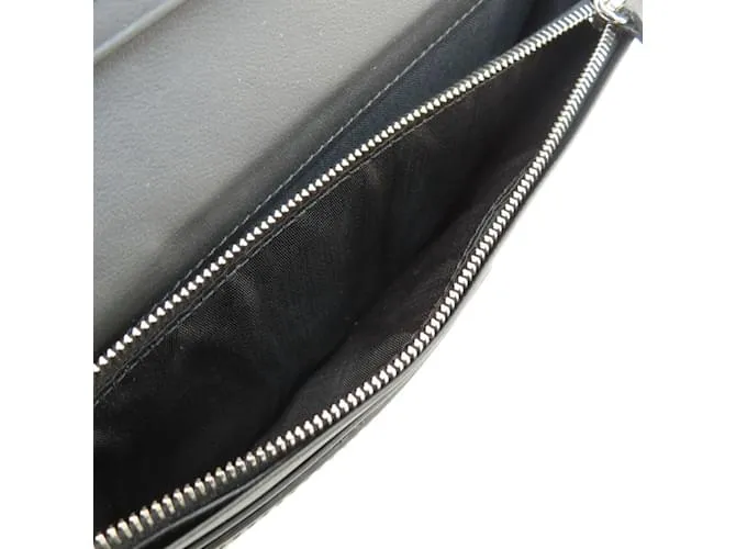 Cartera larga Fendi Monster Negro 