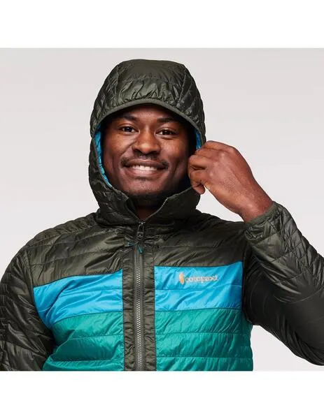 Chaqueta cotopaxi capa insulated hooded verdes de hombre