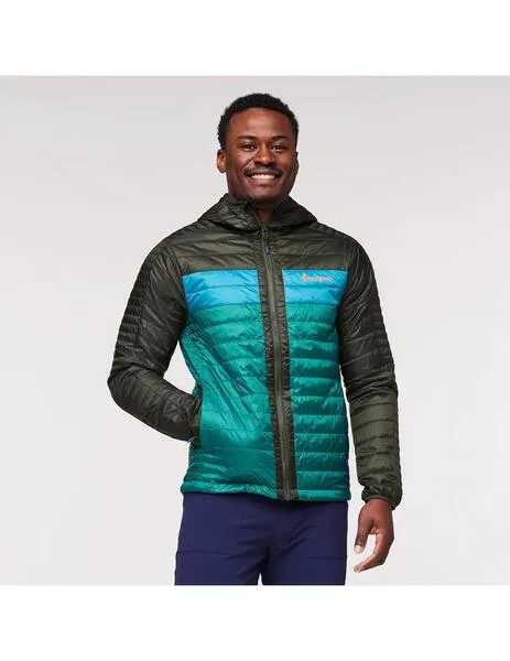 Chaqueta cotopaxi capa insulated hooded verdes de hombre