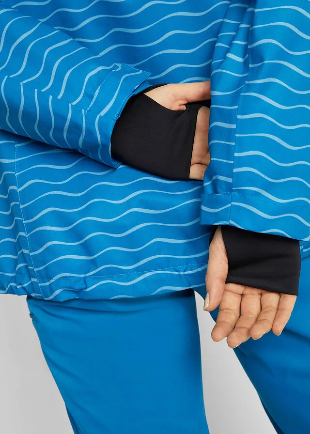 Chaqueta funcional Azul atlántico con estampado gráfico