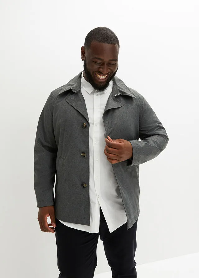 Chaqueta funcional Gris jaspeado