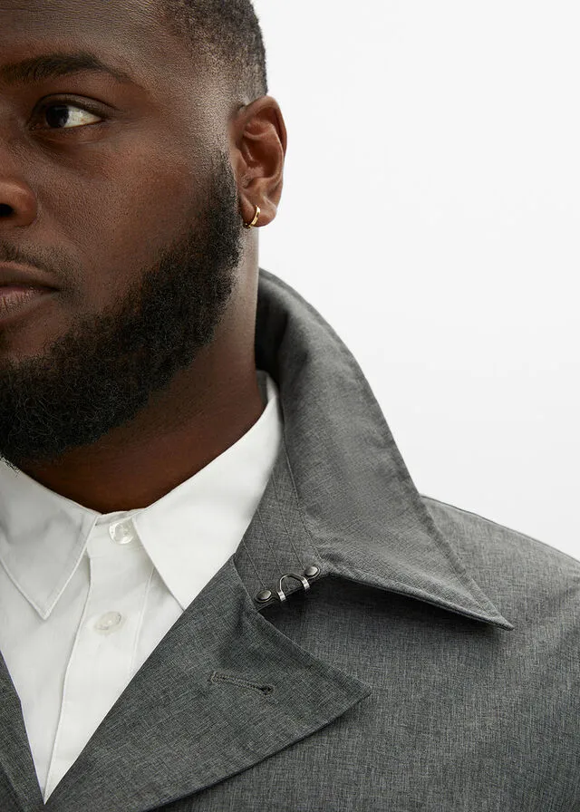 Chaqueta funcional Gris jaspeado