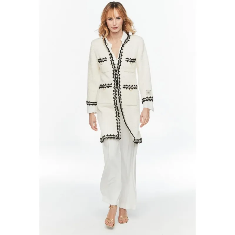 Chaqueta THE EXTREME COLLECTION larga tweed chantal