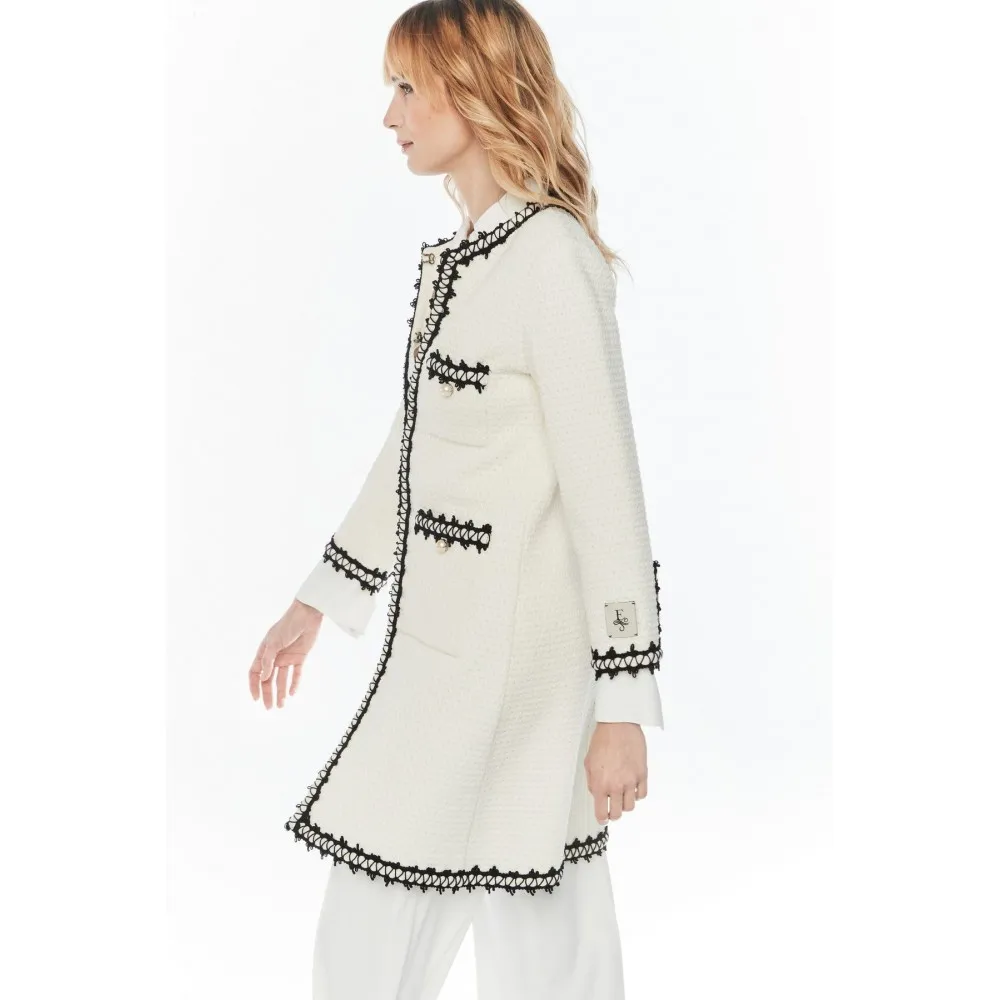 Chaqueta THE EXTREME COLLECTION larga tweed chantal