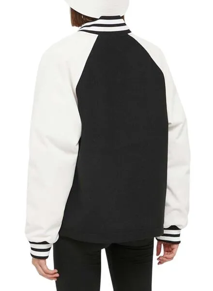 Chaqueta Tommy Jeans Cord Wool Negro Mujer