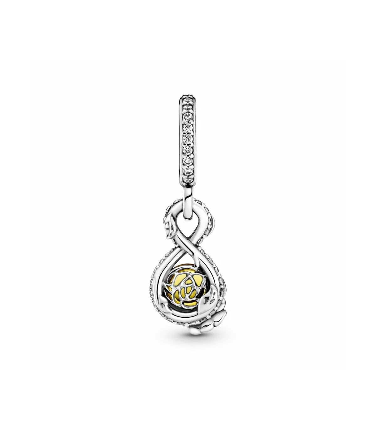 CHARM COLGANTE PANDORA INFINITO & ROSA DE BELLA DE DISNEY  399525C01