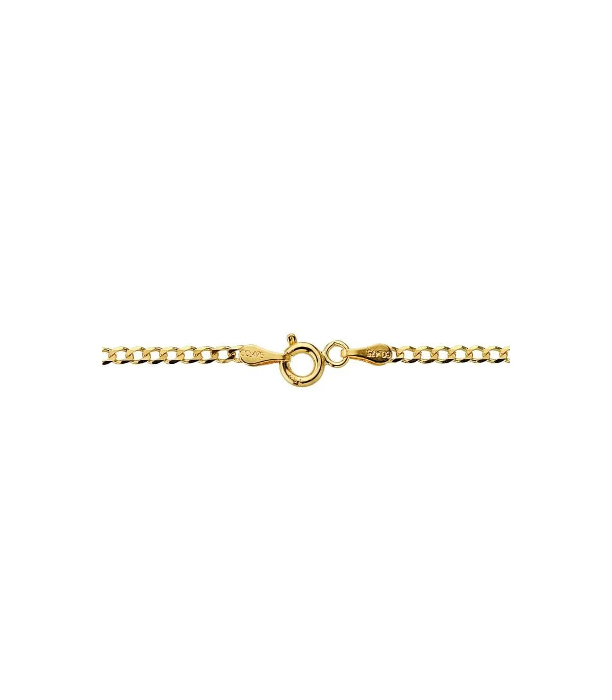 Chaîne Gourmette 2 mm 18 K 60 cm