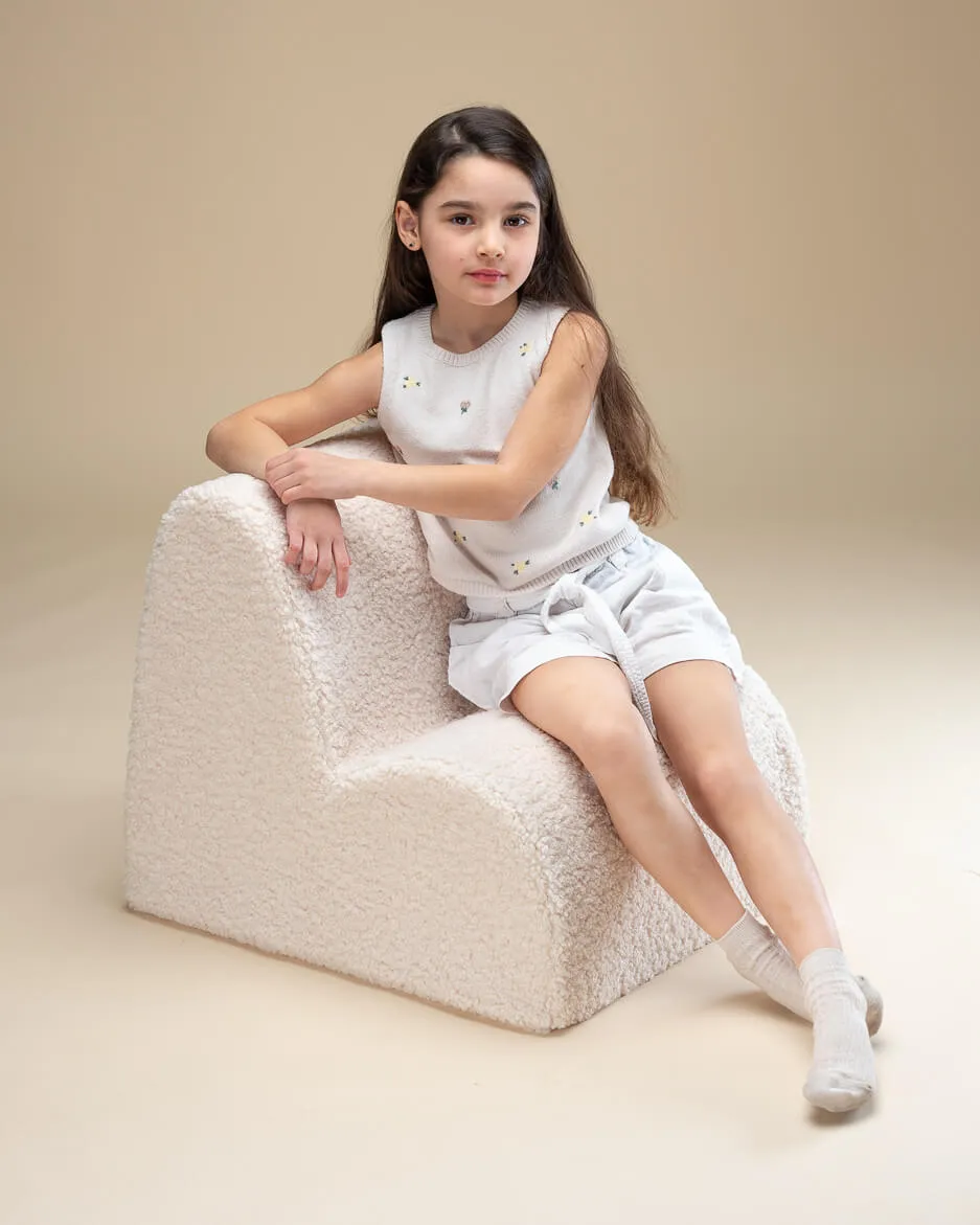 CLOUD CHAIR  TEDDY  CREAM WHITE