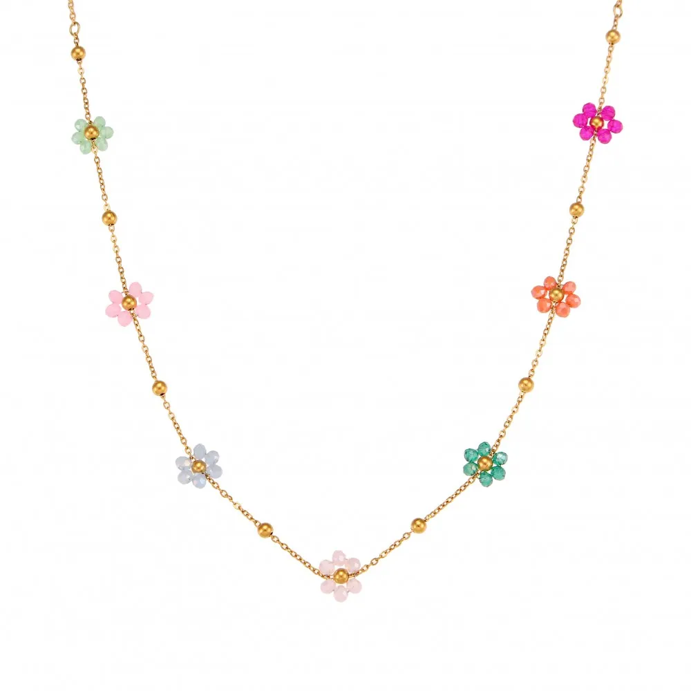 Collar Las Flores Oro