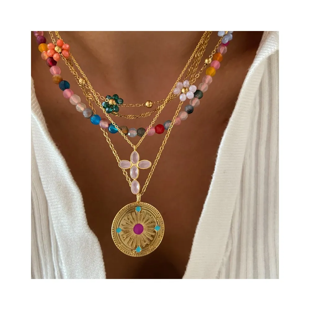 Collar Las Flores Oro