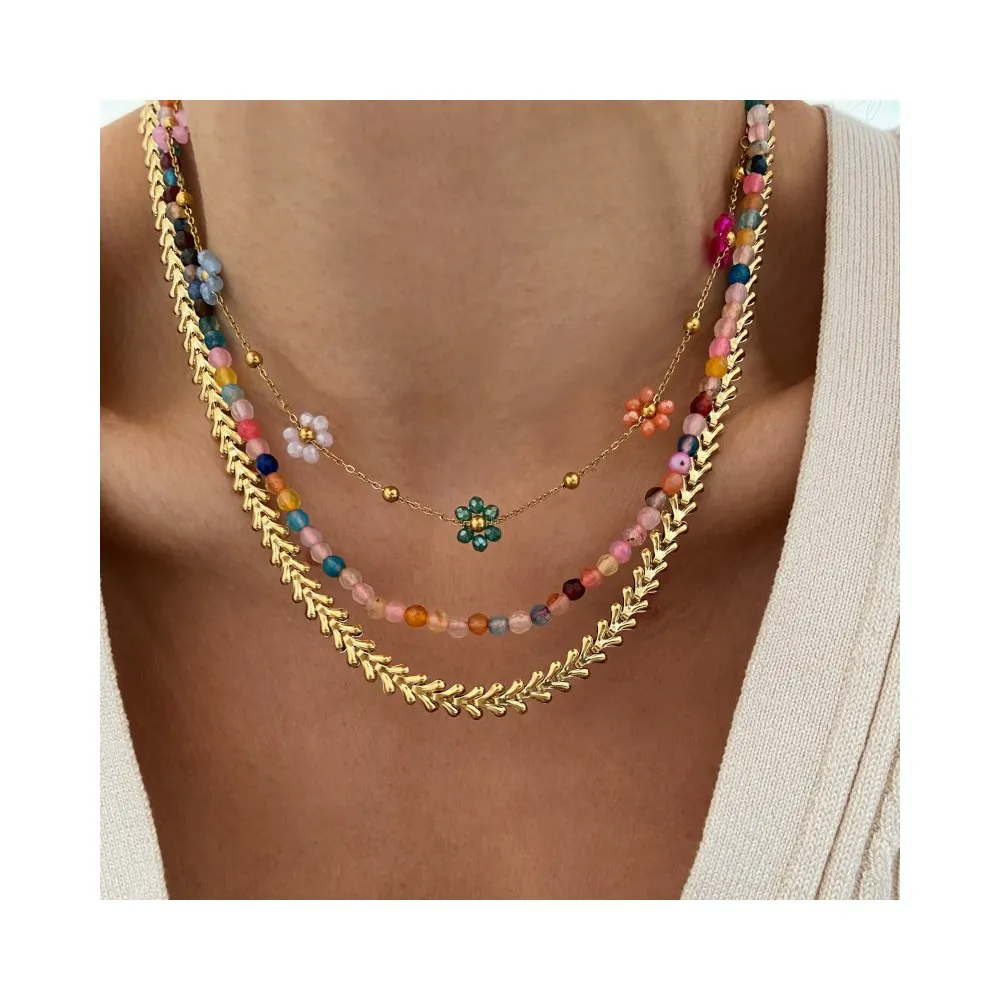 Collar Las Flores Oro