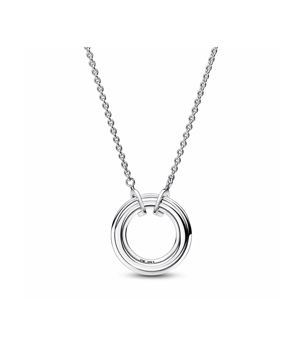 COLLAR PANDORA LOGO Y PAVé EN DOS TONOS  382772C01