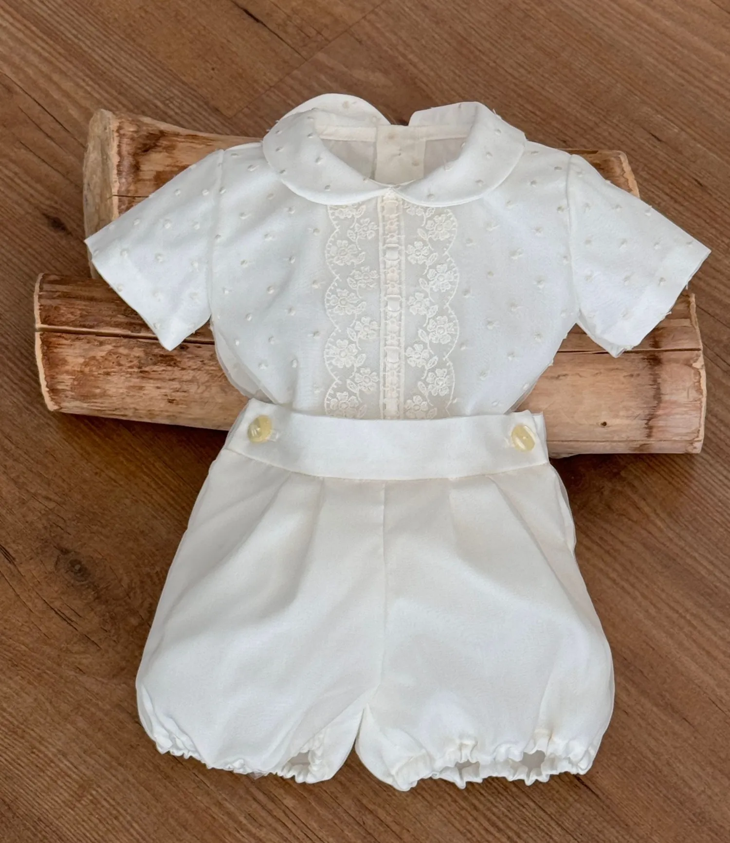 Conjunto para niño dos piezas para ceremonia. Colección Cala