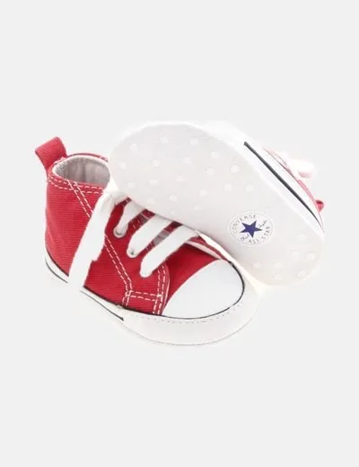 Converse Zapatillas botín rojas