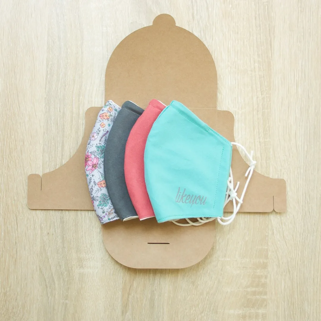 Crea tu pack de mascarillas: Cuatro colores variados  y hasta ocho estampados a elegir.