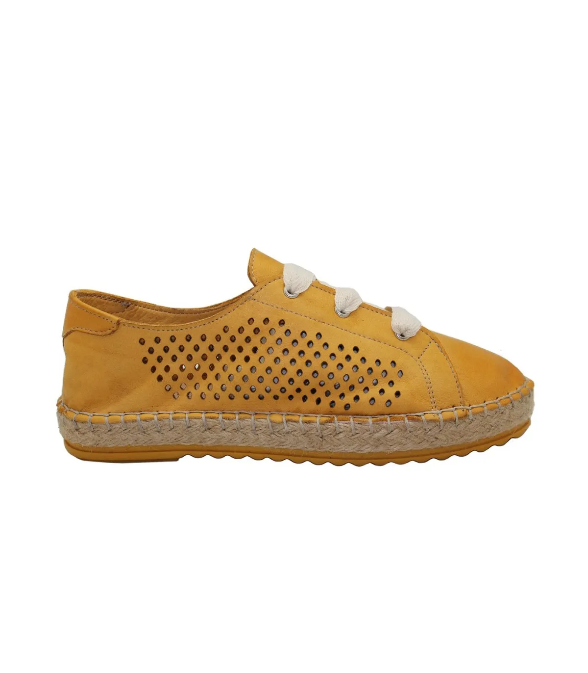 Deportivo color ocre suela esparto