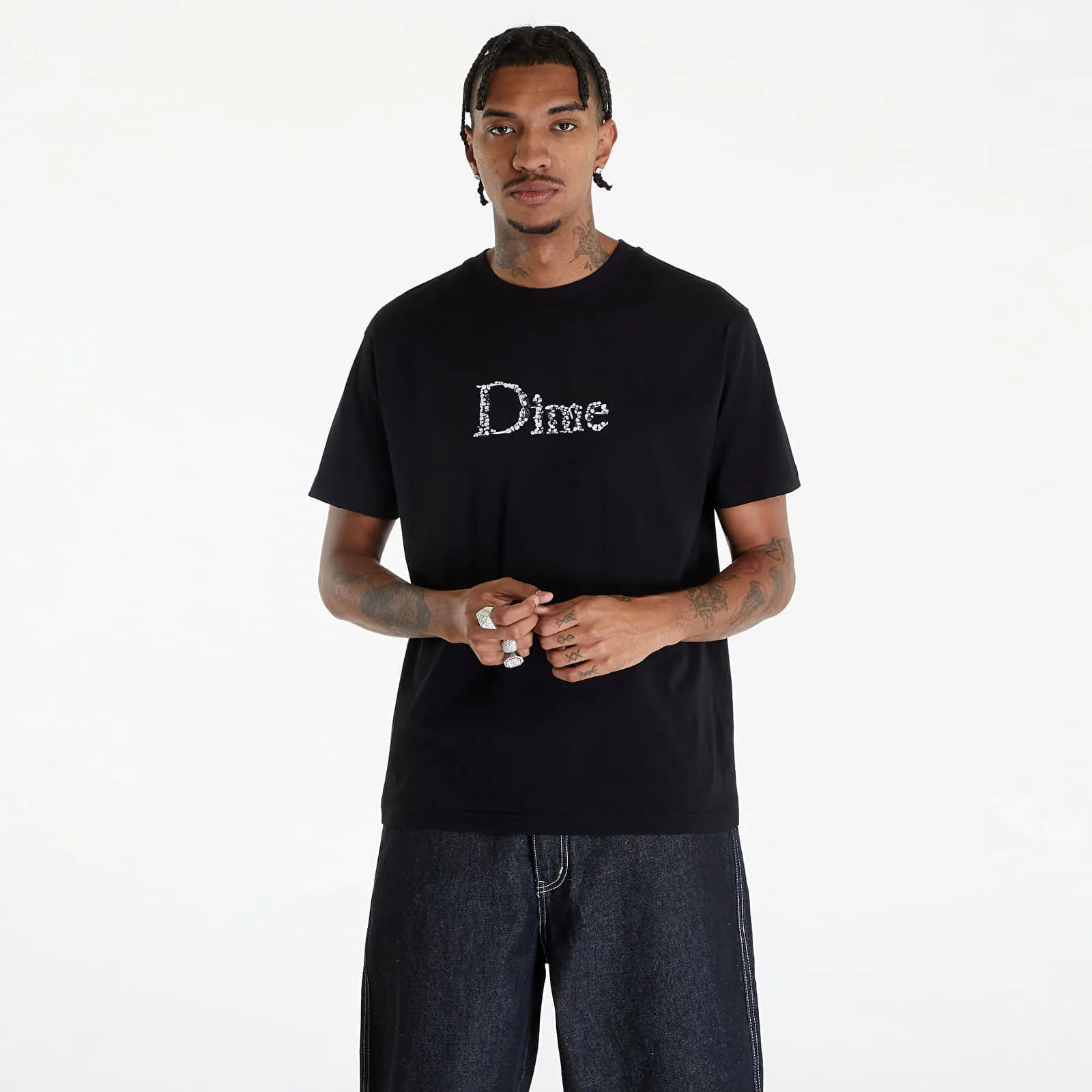 DIME CLASSIC SKULL TSHIRT BLACK