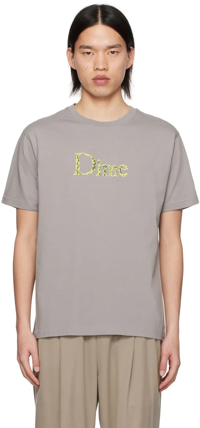 DIME GRAY CLASSIC SKULL TSHIRT