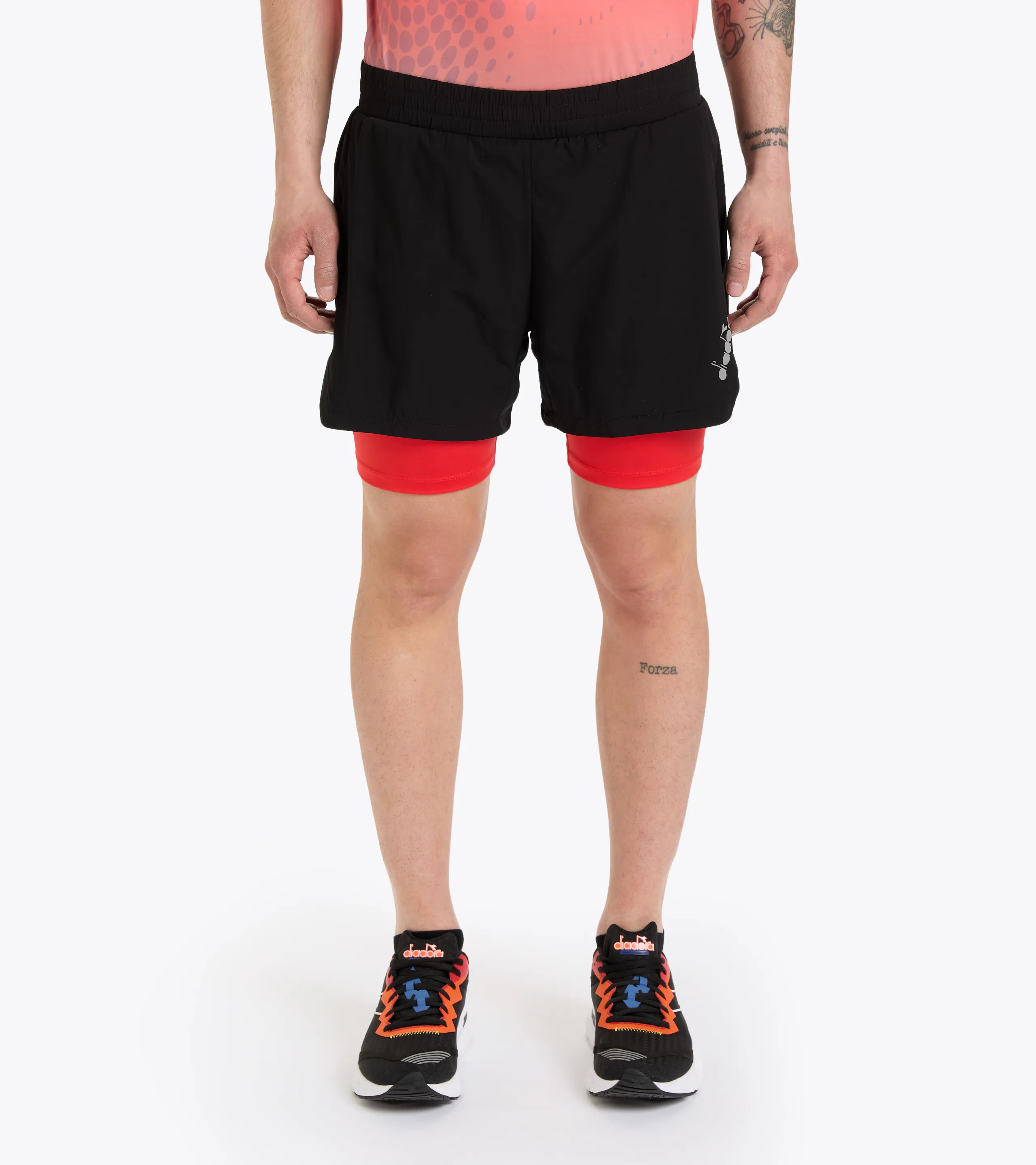 DOUBLE LAYER BERMUDA BE ONE PANTALONES CORTOS DE DOBLE CAPA  HOMBRE