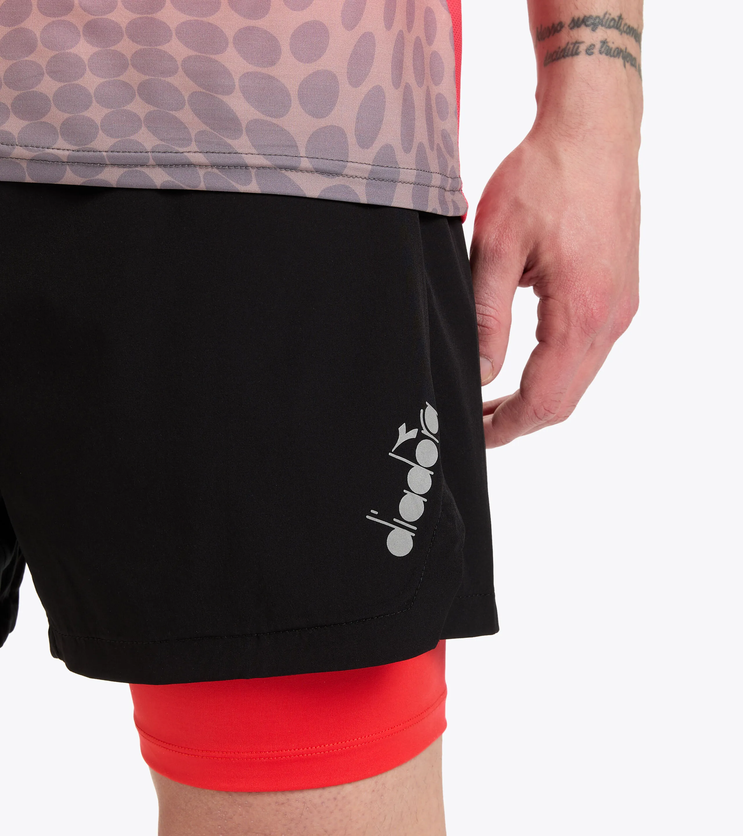 DOUBLE LAYER BERMUDA BE ONE PANTALONES CORTOS DE DOBLE CAPA  HOMBRE