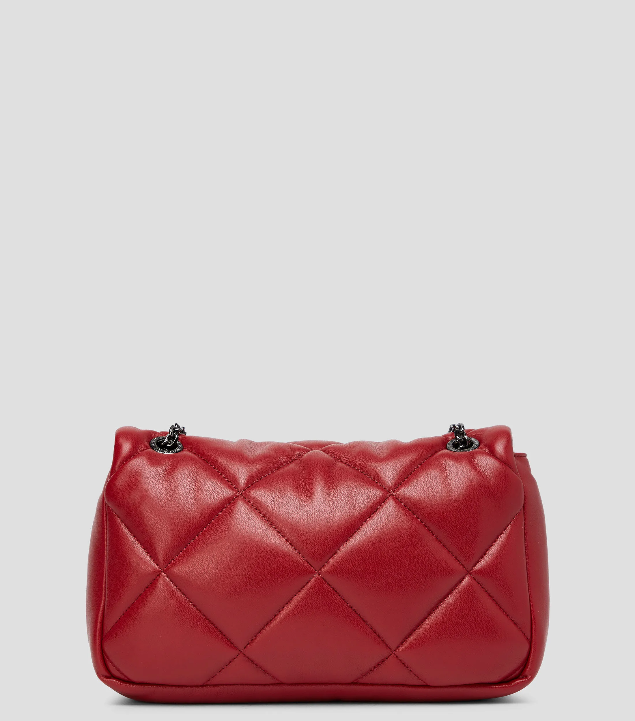 Emporio Armani Bolso shoulder rojo capitonado Mujer