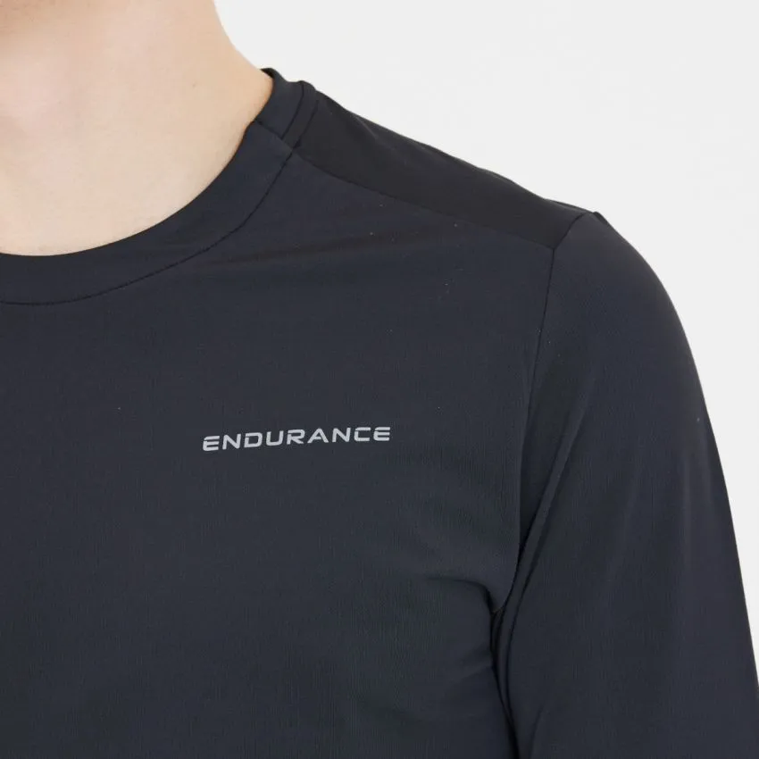 Endurance Hombre Capa intermedia Cedric Midlayer Negro 