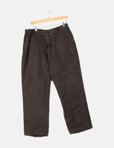Etro Pantalón marrón básico