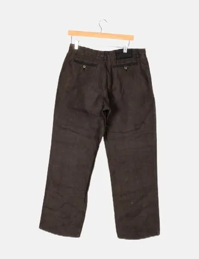 Etro Pantalón marrón básico