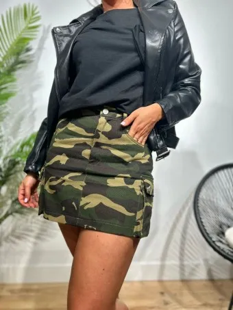 Falda Cargo Camuflaje MALLOCK Verde