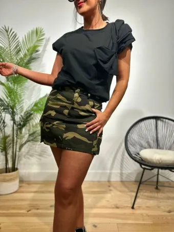 Falda Cargo Camuflaje MALLOCK Verde